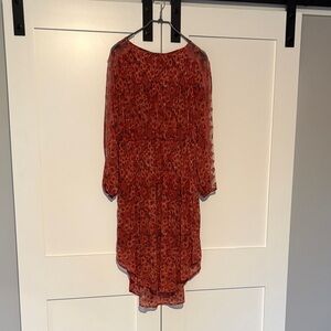 Free People Pinkish/Red High Low Dress